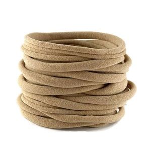 Nylon Headbands Bulk - Charley Charles - Nude Taupe Tan